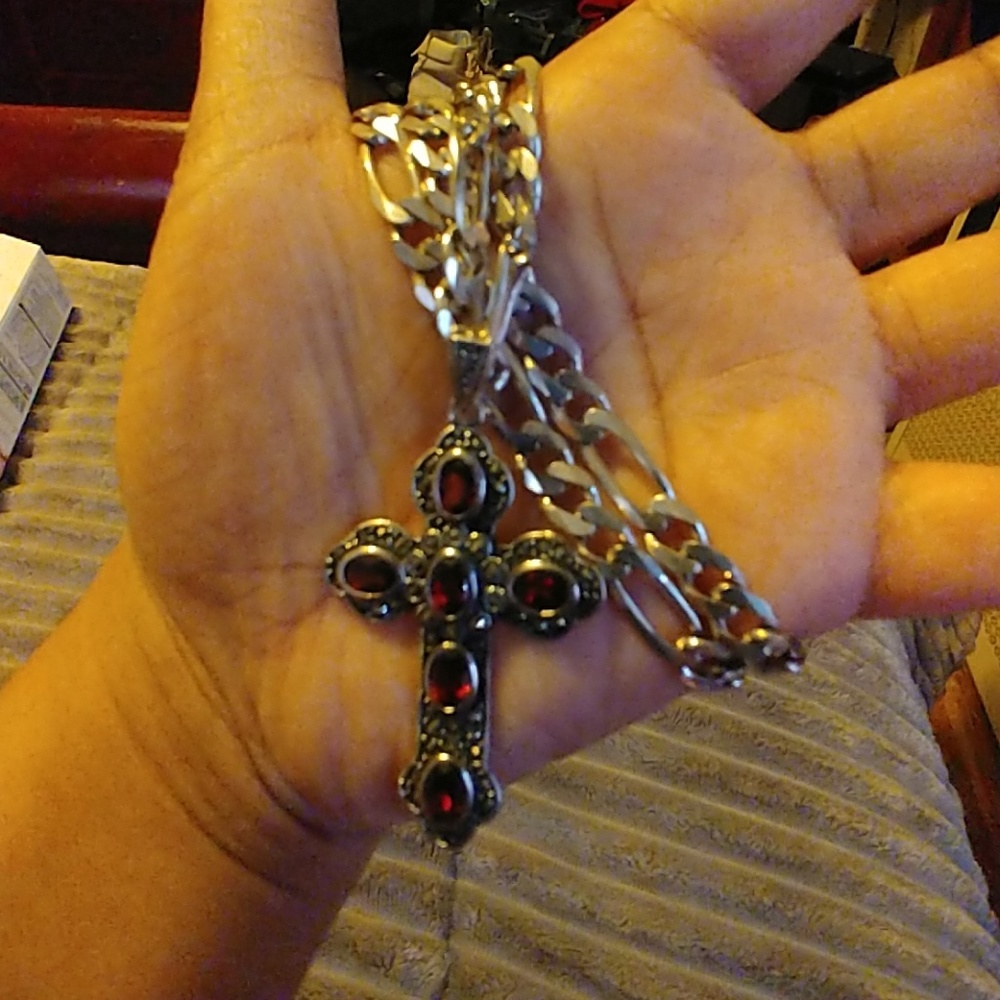 Italian 925 Figaro chain